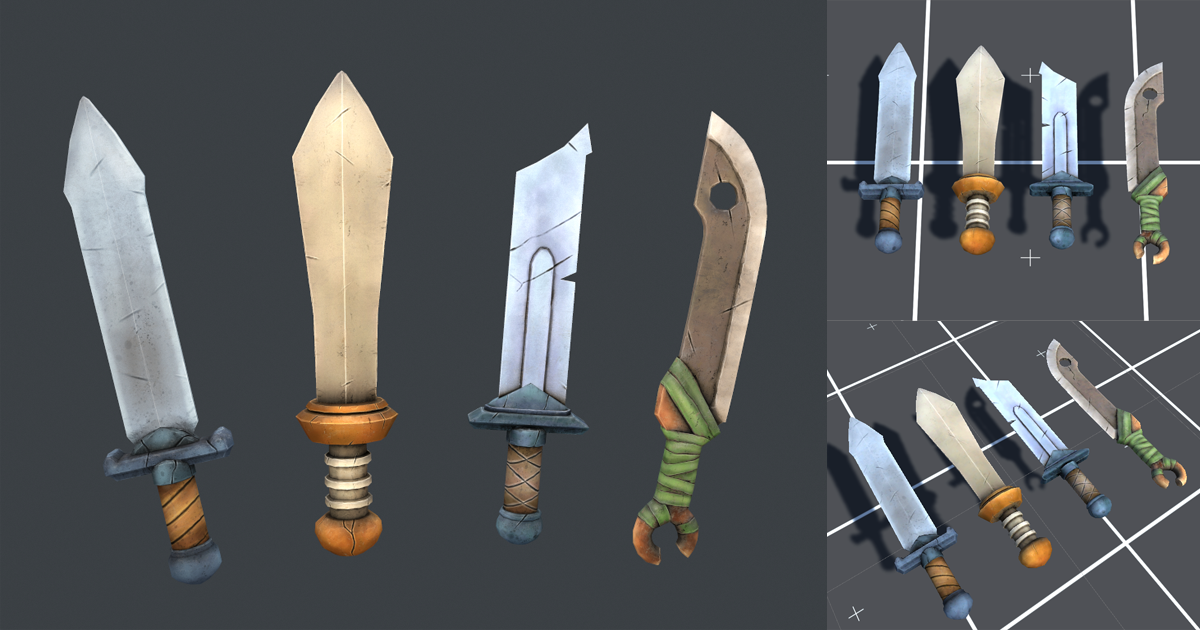 Unity Sword Stylized Fantasy Sword Pack | 3D Weapons | Unity Asset Store