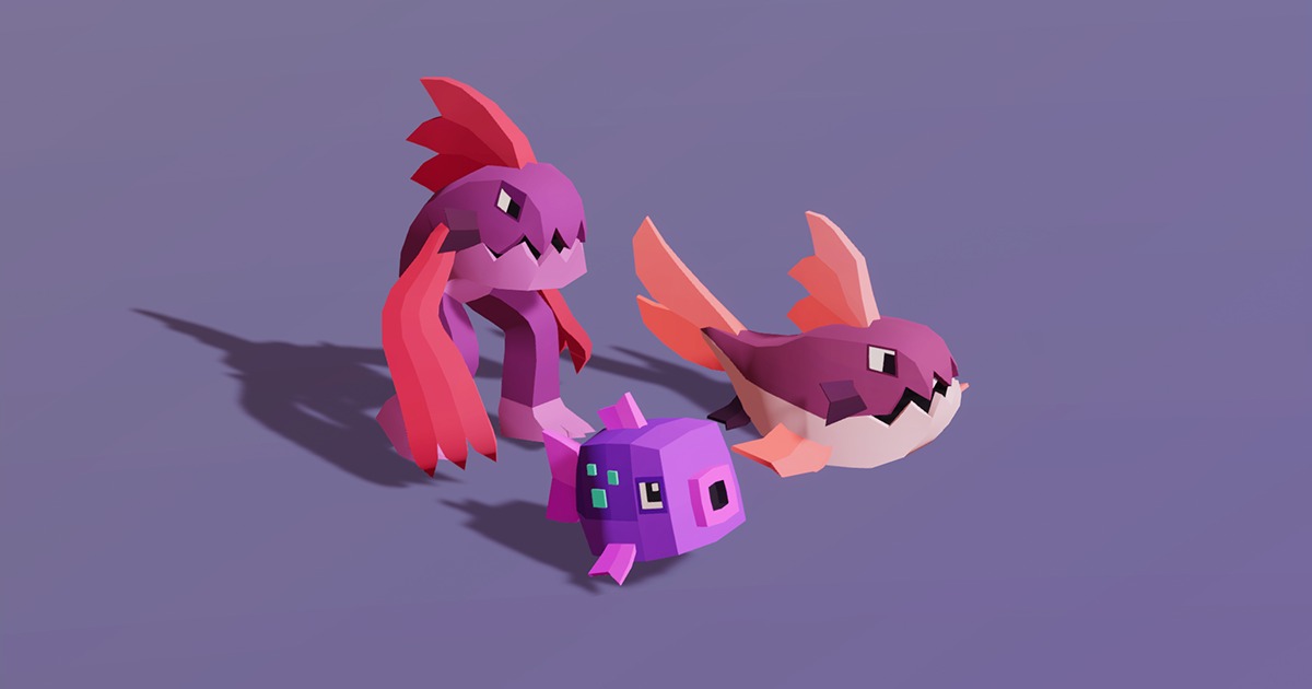Fish Mudskipper Monster Evolution Pack Toon Series | Characters | Unity ...