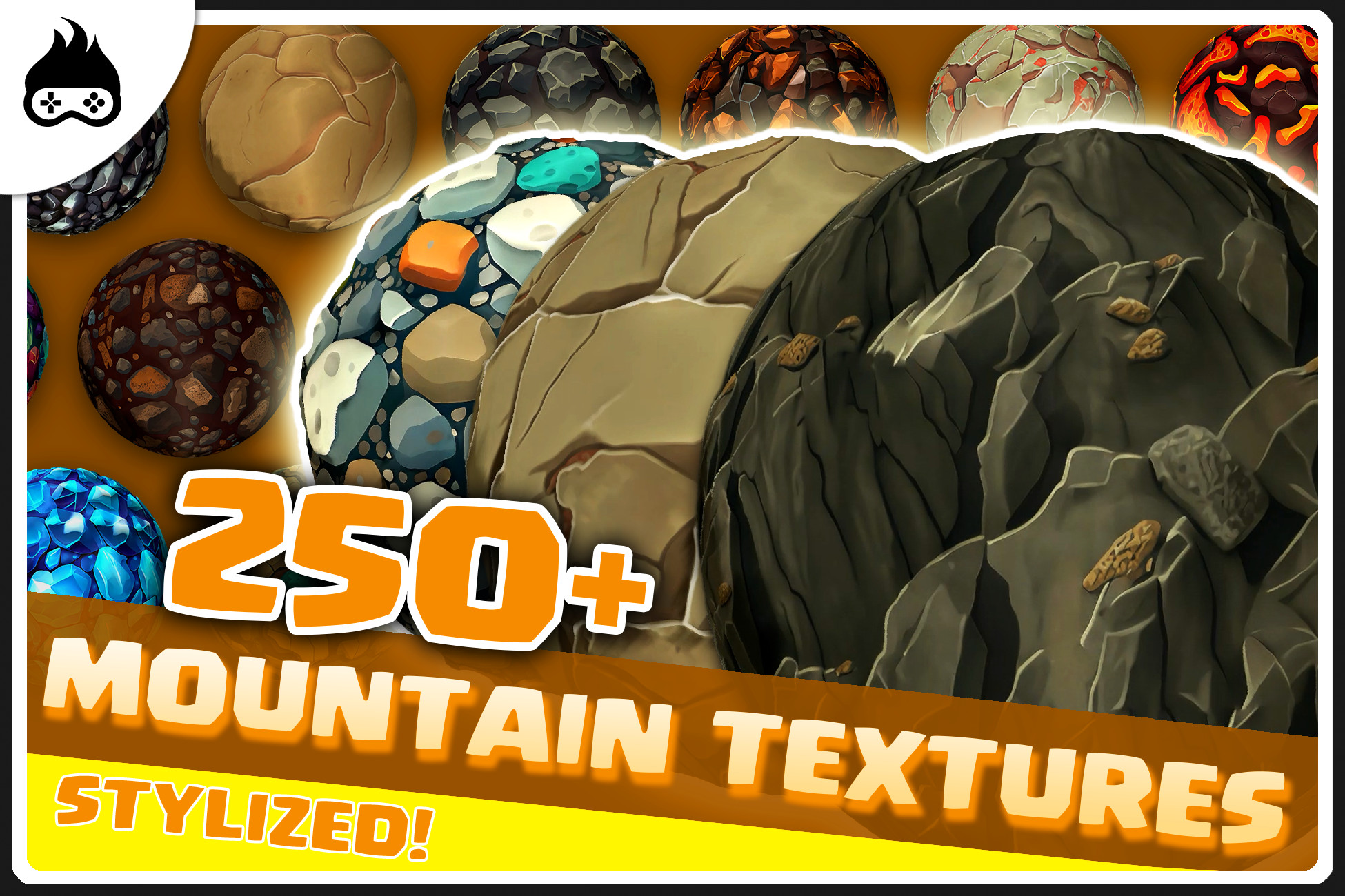 Cave Texture Unity 250+ Stylized Mountain & Cave Textures - Cliff, Rock, Crystal, Gravel ...