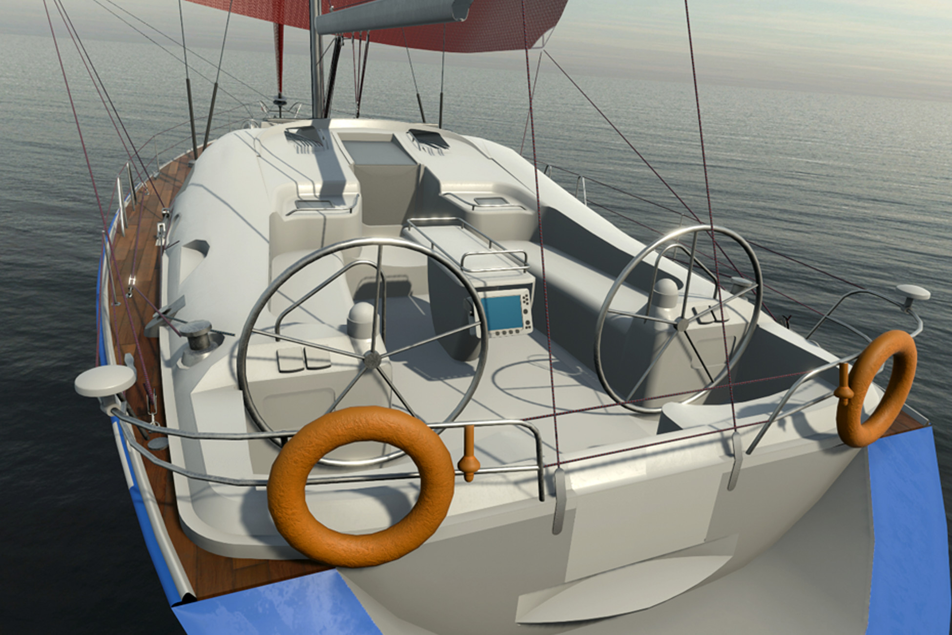 Yacht Sailing boat | 3D 船舶 | Unity Asset Store