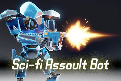 Sci-fi Assault Bot