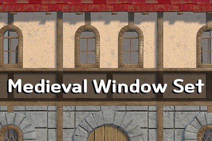 MAR-Medieval Window Set