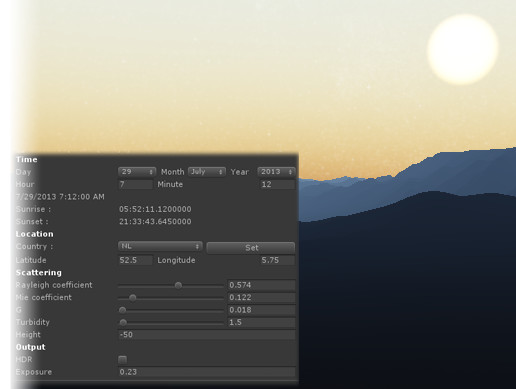 Light Scattering & Day/Night Cycle System