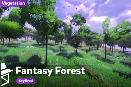 Stylized Fantasy Forest - Lively Nature