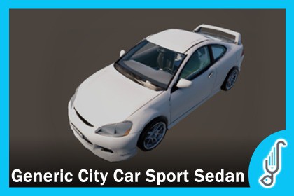 Generic City Car Sport Sedan