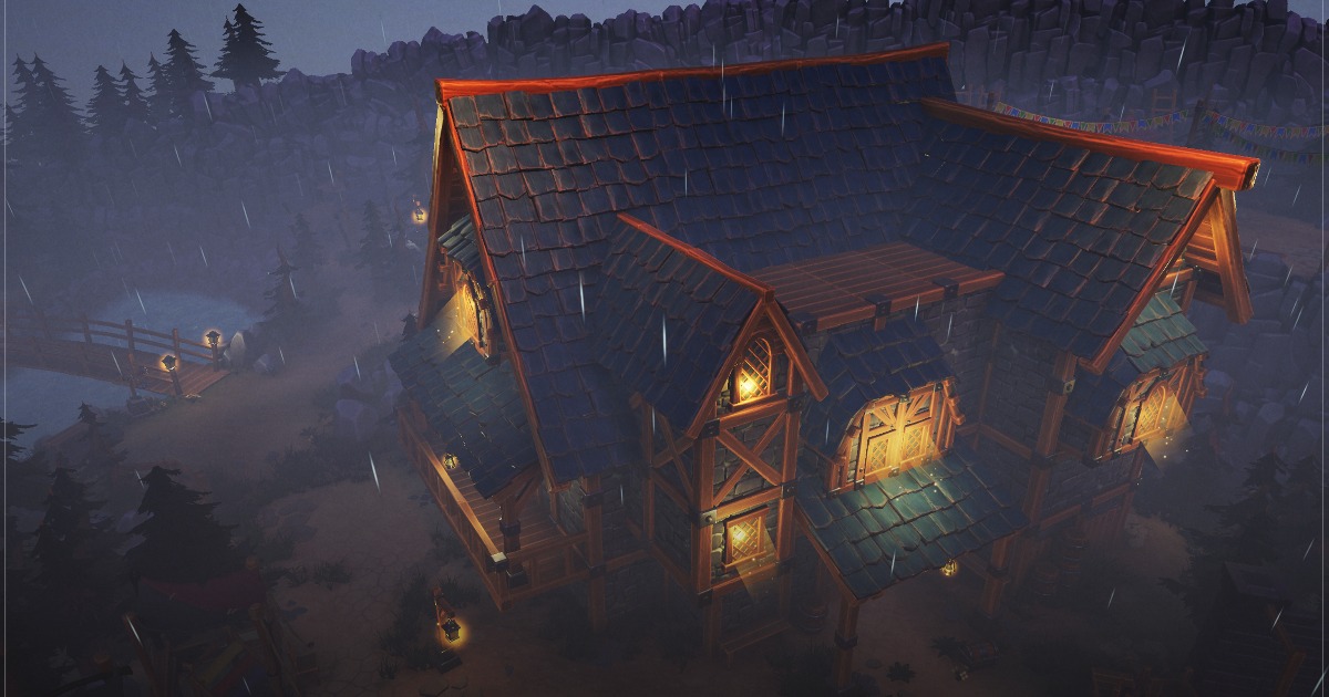 Mega Stylized PBR Environment Pack +500 Assets - Modular Houses, Water ...