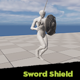 Locomotion 2Hand Sword Shield Animation