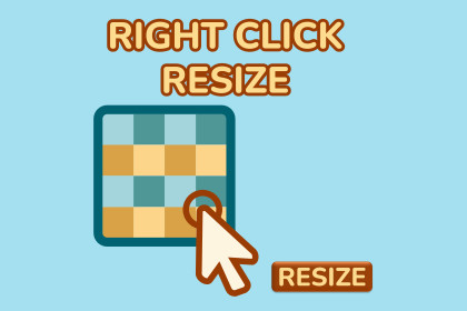 Right Click Resize