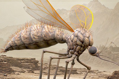 Mosquito Defender - Fantasy Cave Mosquito Creature