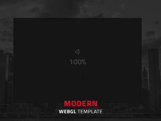WebGL Template: Modern | Integration | Unity Asset Store