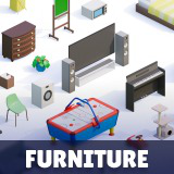 Furniture FREE - Low Poly 3D Models Pack