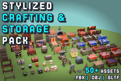 Stylized Crafting & Storage Pack