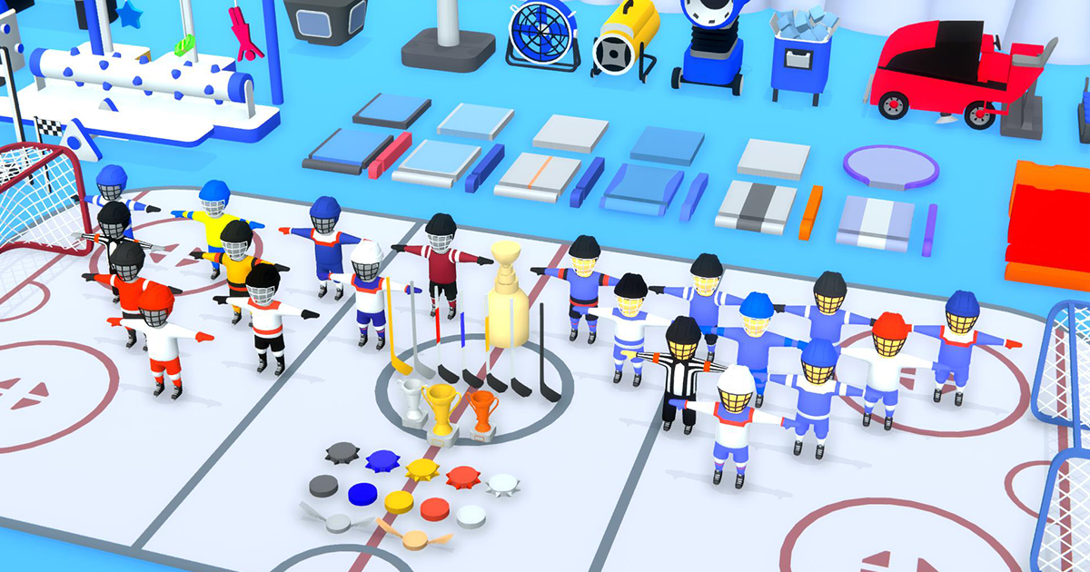 Hyper Casual Mega Hockey | 3D Characters | Unity Asset Store