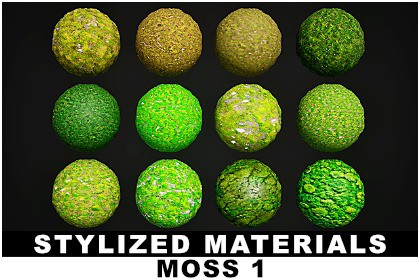 Stylized Materials - Moss 1