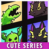 Icons For Monsters Ultimate Pack 03 Cute Series