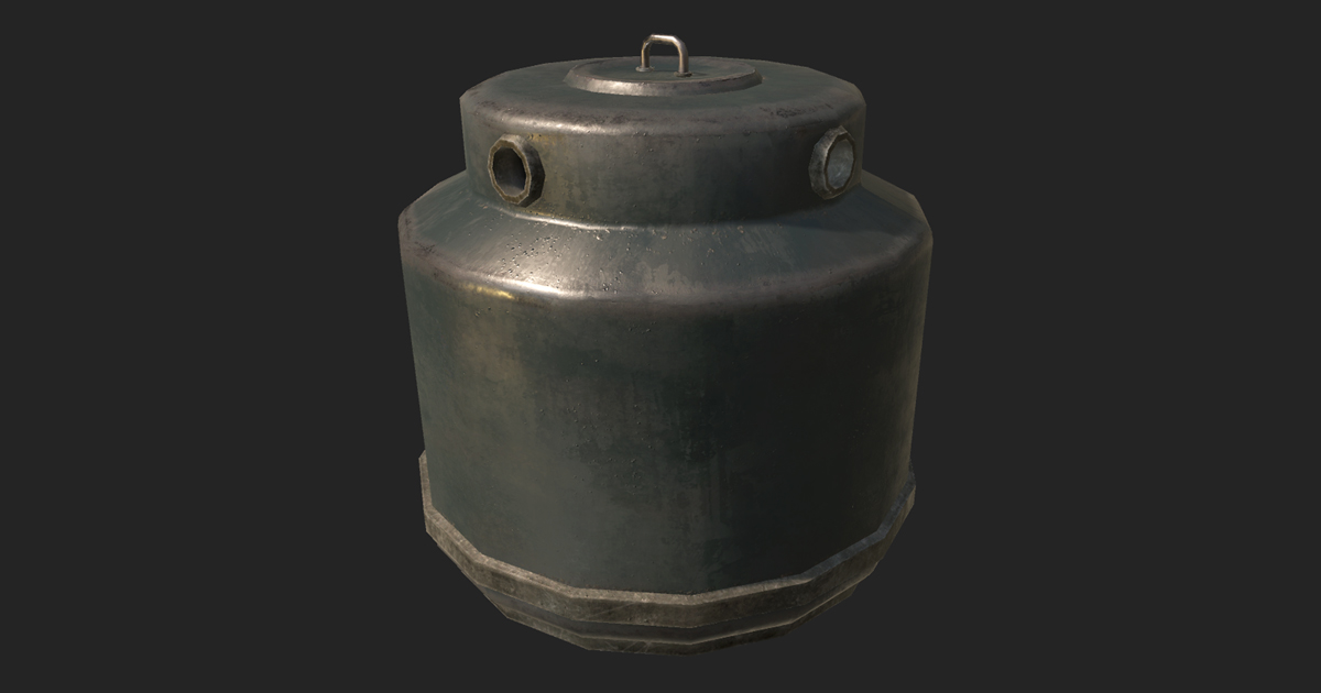 Bottle Recycling Container PBR | 3D Exterior | Unity Asset Store