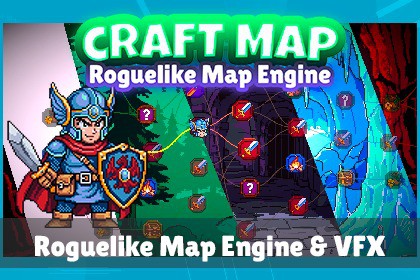 CraftMap: Ultimate Roguelike Map Engine & VFX