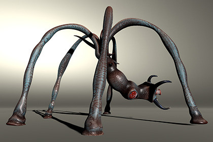 Alien fantasy creature 08