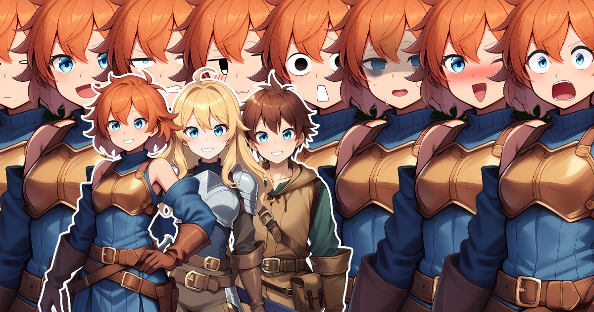 Tomatocol Character Stand Illustrations Vol.1 DEMO - 3 Images | 2D ...