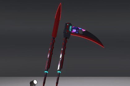 Energy Sci-Fi Scythe & Spear