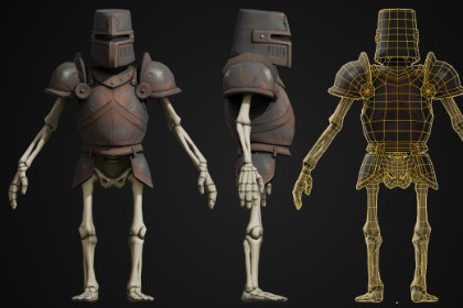 Stylized Skeleton Character - Guardian