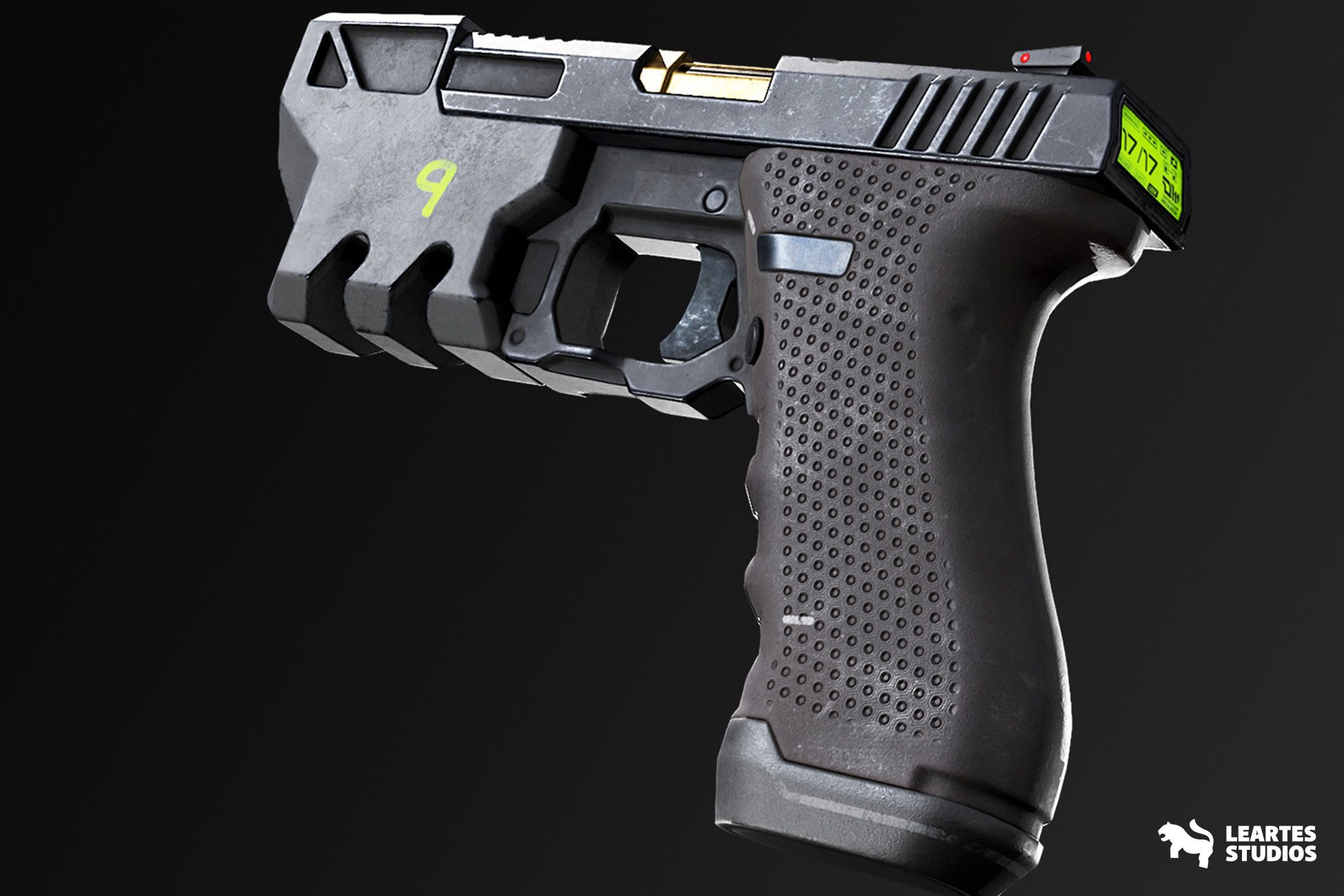 Cyberpunk Handguns (Cyber, Guns) | 3D Props | Unity Asset Store