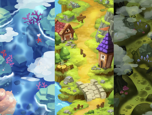 Background For Unity Mobile Background 2D #2 | 2D Environments | Unity Asset Store