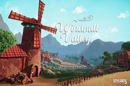 Stylized Windmill Valley Environment
