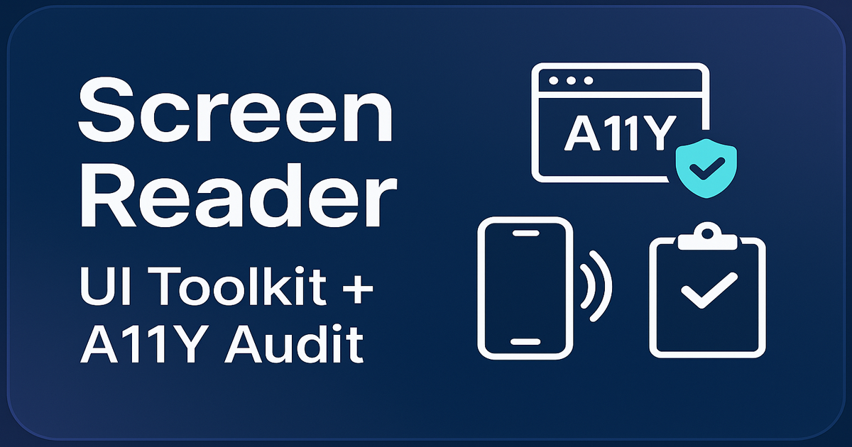 Auditee Module Gui UITK Screen Reader & Accessibility Audit | GUI Tools | Unity Asset Store