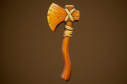 Wooden axe