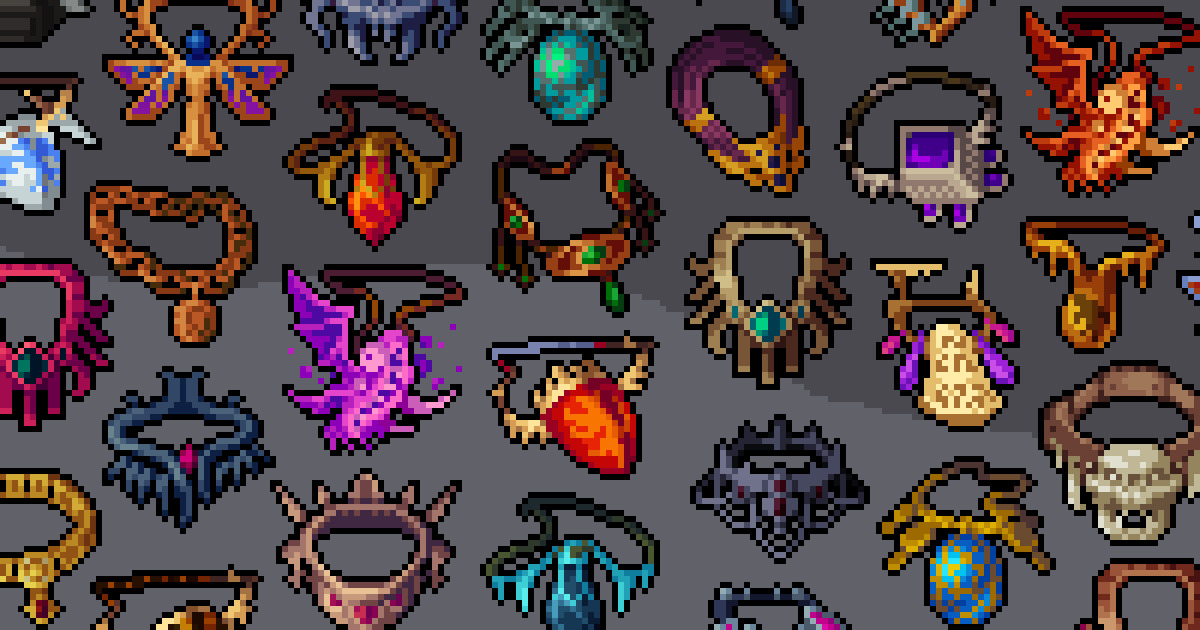 Pixel Necklace Pack 1 | 2D Icons | Unity Asset Store