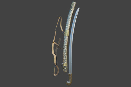 Medieval Sword 07 URP and HDRP Textures