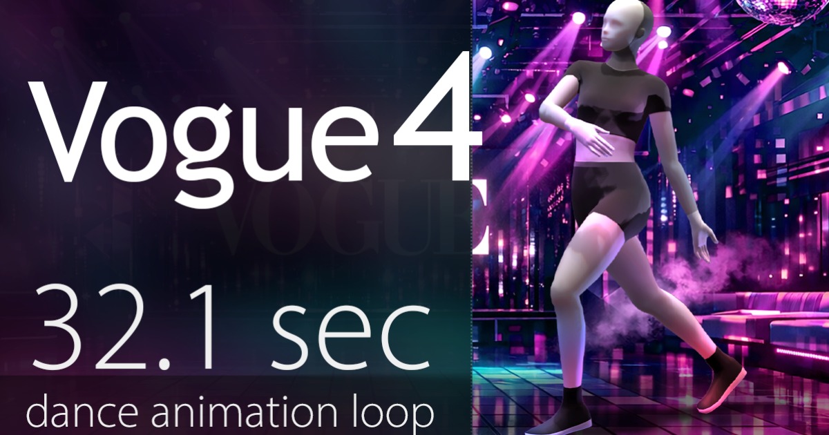 dance: Vogue 2 - animation loop (130bpm)