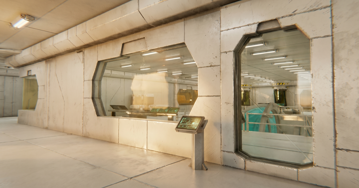 Sci-fi laboratory - modular interior and props | 3D Sci-Fi | Unity ...