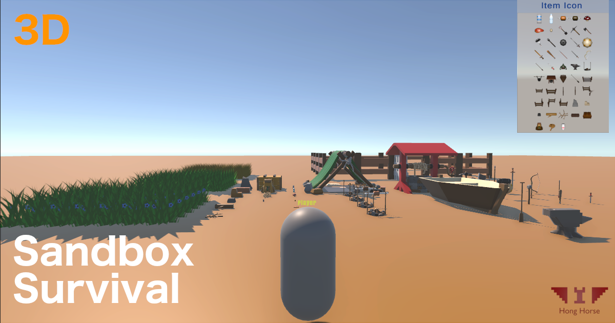 Low Poly Sandbox Survival Props | 3D Props | Unity Asset Store