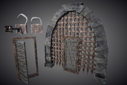 Dungeon Door - Dungeon Interactables