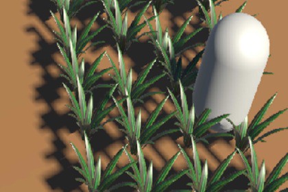 Touch React Shadergraph — Interactive Plants & Objects