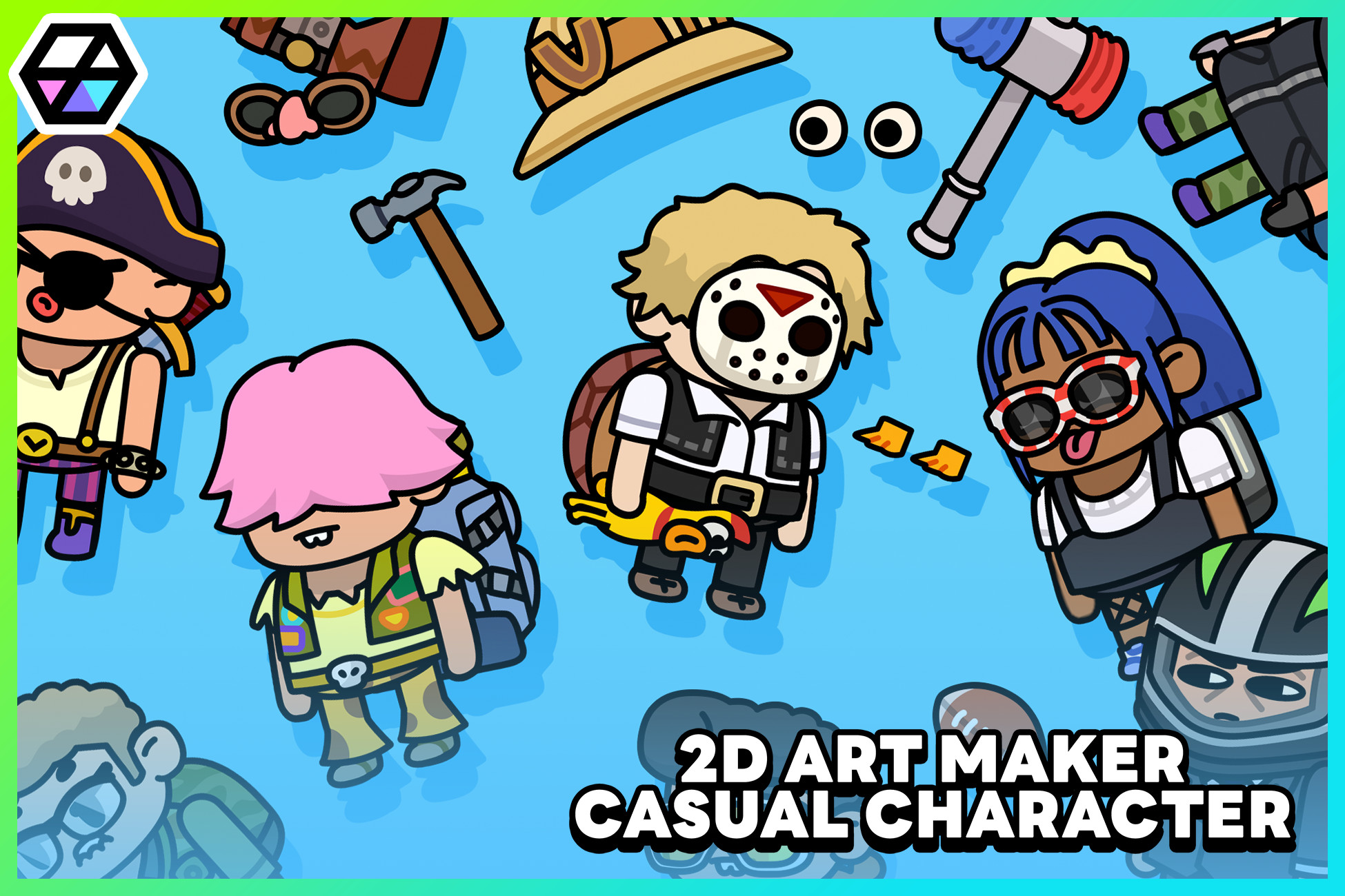 2D Art Maker - Casual Characters