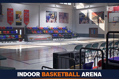 Indoor Basketball Arena