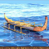 Papua Traditional Canoe