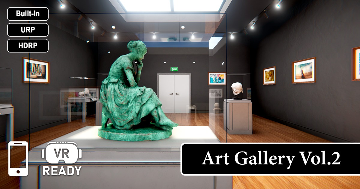 Unity Web Gallery Art Gallery Vol.2 | 3D Environments | Unity Asset Store