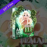 AAA Game Character Female Elf