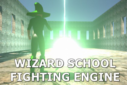 Wizard School Fighting Engine - Third Person
