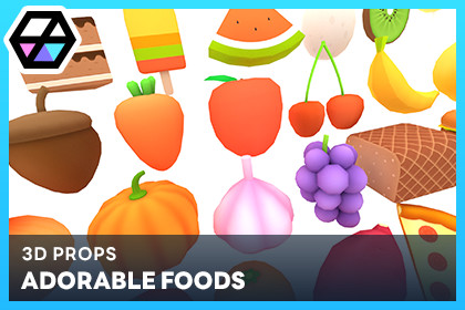 3D Props - Adorable Foods