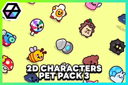 2D Characters - Pet Pack 3