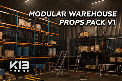 Modular Warehouse Racking & Props Pack
