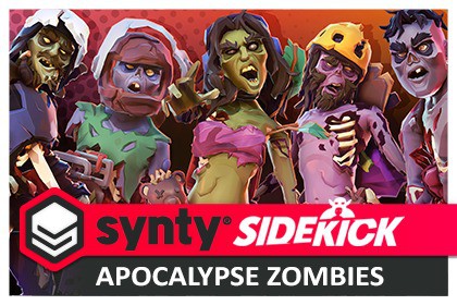 Apocalypse Zombies – Synty Sidekick Modular Characters