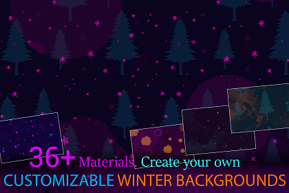 Winter Background's & Shaders