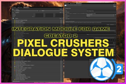 Integration of Pixel Crushers Dialogue System into Game Creator 2