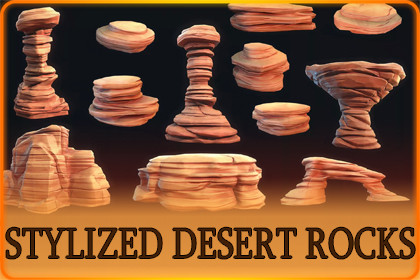 Stylized Desert Rock